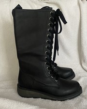 HEAVENLY FEET MAZE BLACK BOOTS